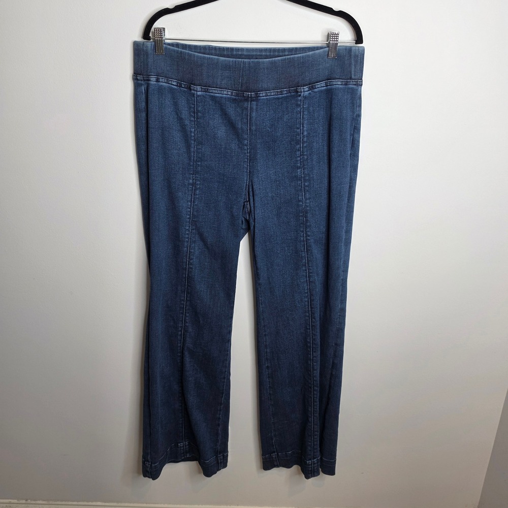 Talbots Flare Leg Travel Jean Womens 1X
